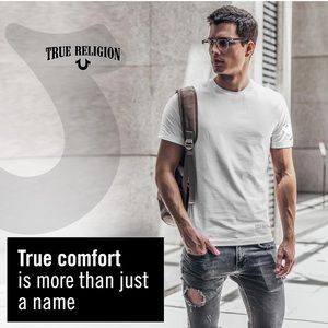 NWT True Religion pack crew neck tees size large